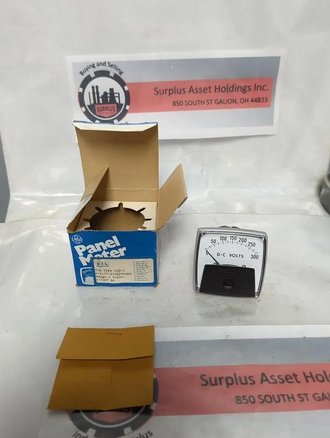 New | in-Stock GE 50-250220RXRX Voltmeters Ohio US | Surplus Asset Holdings #1403090