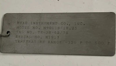 NEW WEED INSTRUMENT N9011S-18.25