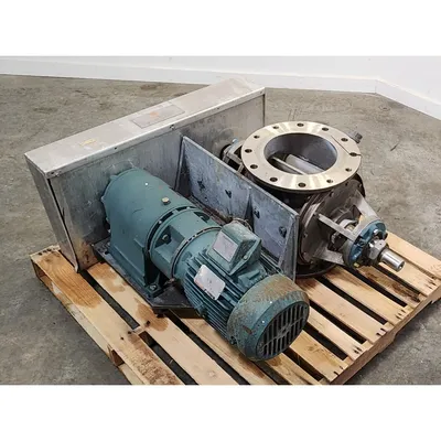 Used 10" Stainless Steel Flo-Tronics Rotary Airlock Feeder Valve