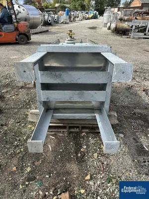 USED CG Thermal 150 Sq Ft CG Thermal Impervite Graphite Block Heat Exchanger, 100/100#