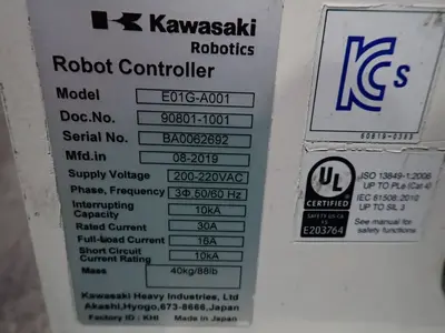 Used KAWASAKI HEAVY INDUSTRIES BA006LA Robots Ohio US | HGR 24 #762548