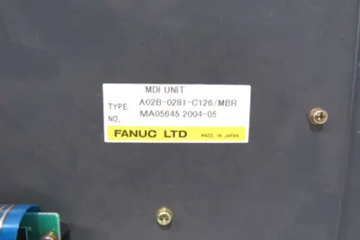 USED FANUC A02B-0281-C126 /MBR KEYBOARD A02B0281C126MBR