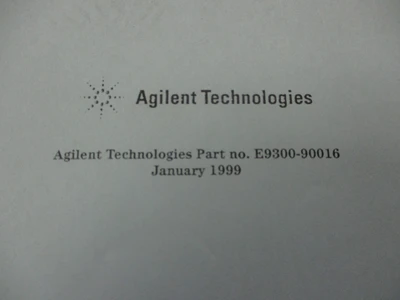USED AGILENT TECHNOLOGIES Does Not Apply