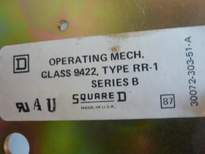 USED SQUARE D 9422-RR-1