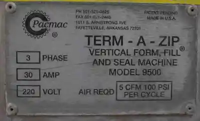 USED PACMAC 9500