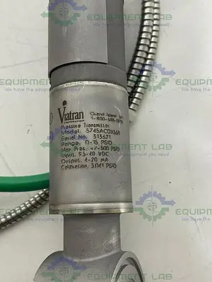 NEW VIATRAN 574ACDX568 PRESSURE TRANSMITTER 0-15 PSI W/ PIC S19T4.B131