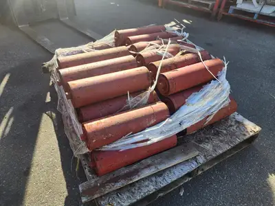 Conveyor Steel Roller SABS 657 Part 3 MTP 19.375" Long x 6" Dia.