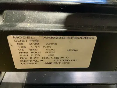 Used KOLLMORGEN ED’SX15058300MF2FT1EIDR60C Pumps Ohio US | HGR 24 #1329456