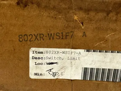 ALLEN BRADLEY 802XR-WS1F7 LIMIT SWITCH SER. A 802XRWS1F7 NEW SURPLUS