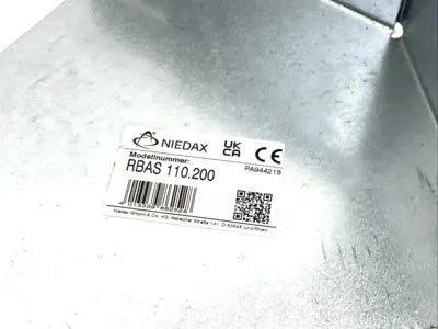 New | in-Stock Niedax RBAS 110.200,RBAS110.200,RBAS-110.200 Misc Electrical & Power Parts Michigan US | Maverick Industrial Sales #1475283