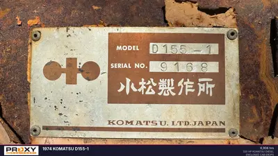 Used 1974 KOMATSU D155-1 Bulldozers Virginia US | Proxy Equipment #1388691