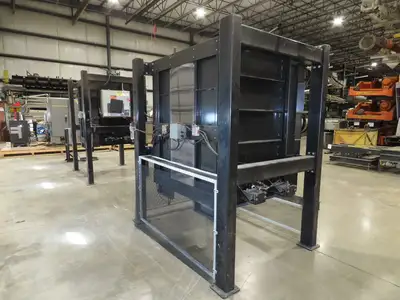 42"W x 48-50"L Pallet Feeder Dispenser for Robot Palletizer Conveyor 90"H
