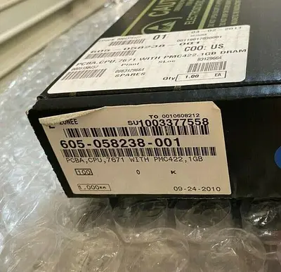 LAM 605-058238-001 PCBA, CPU, 7671 WITH PMC422, 1GB DRAM