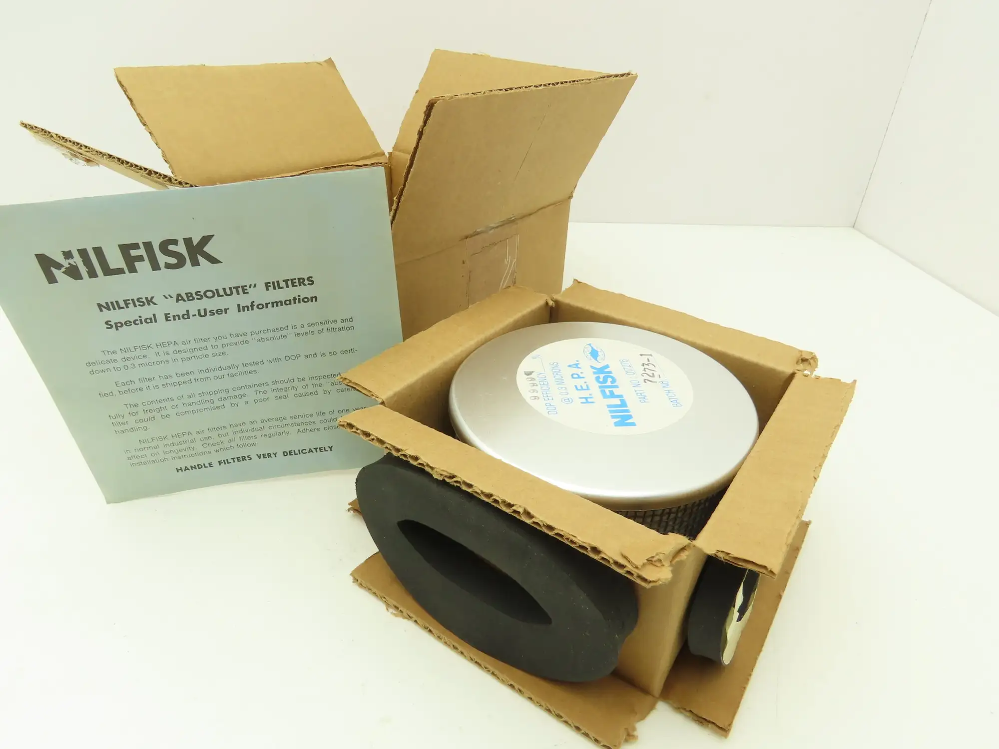 Nilfisk 017276 Vacuum Hepa Filter 0.3 Micron