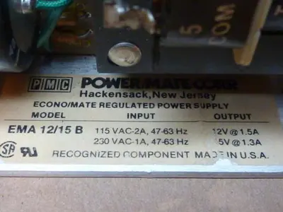 USED POWER MATE EMA 12/15B