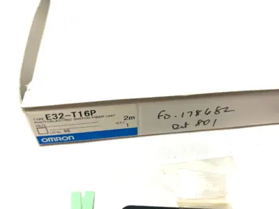 USED OMRON PHOTOELECTRIC SWITCH FIBER UNIT DUAL-CHANNEL