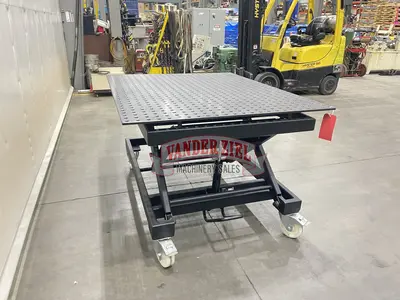 Siegmund Imperial 4' x 5' Heavy Duty Mobile Lifting Welding Table