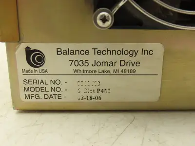Balance Technologies P4M 6 Slot Industrial Computer w/Windows XP Professional