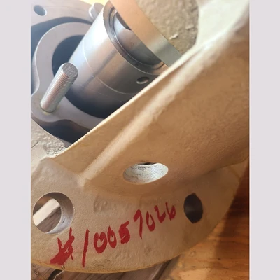 10x8-17 Pump Impeller and Shaft