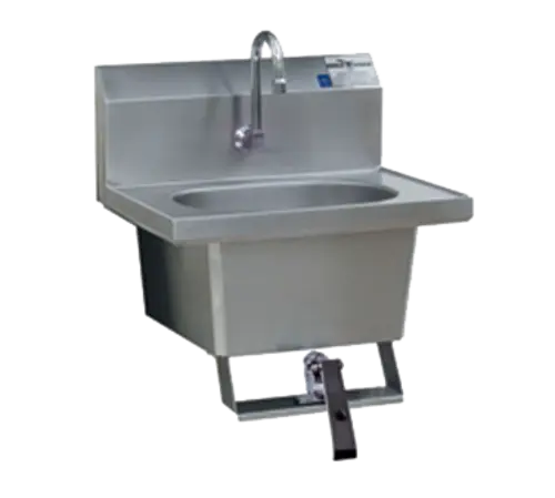 Eagle Group HSA-10-1FK Wall Mount Commercial Touchless Hand Sink w/ 13 1/2"L x 9 3/4"W x 6 3/4"D Bowl, Basket Drain