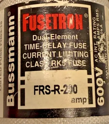 NEW BUSSMANN FRS-R-200