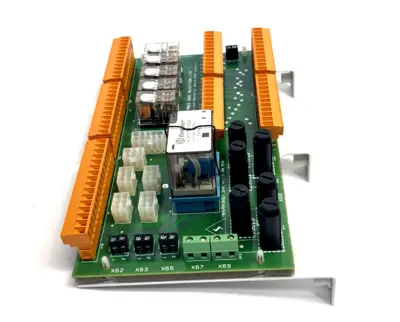 U704 | Cinpres Gas Injection  Relay & Connector Board PCB, Issue 1.1, Omron Relays - Used