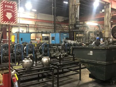 USED ABBEY ETNA 5-INCH OD TUBE MILL LINE