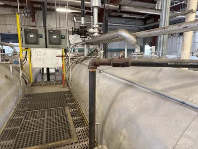 USED 1968 REID BOILER WORKS 60”X 40’ LONG DOUBLE DOOR