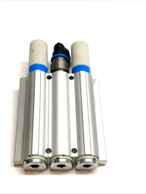 USED FESTO MANIFOLD RAIL PNEUMATIC VALVE BASE 566620