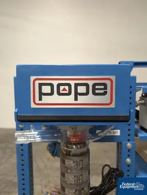 USED Pope Scientific 1.16 Sq Ft Pope Wiped Film Evaporator Still, S/S and Glass