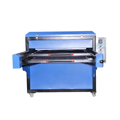 Used _UNKNOWN_ Dual Slide Station 39" x 47" Large Pneumatic Heat Press Machine 220V 1P Heat Presses Oklahoma US | Wide Image Solutions #1538278