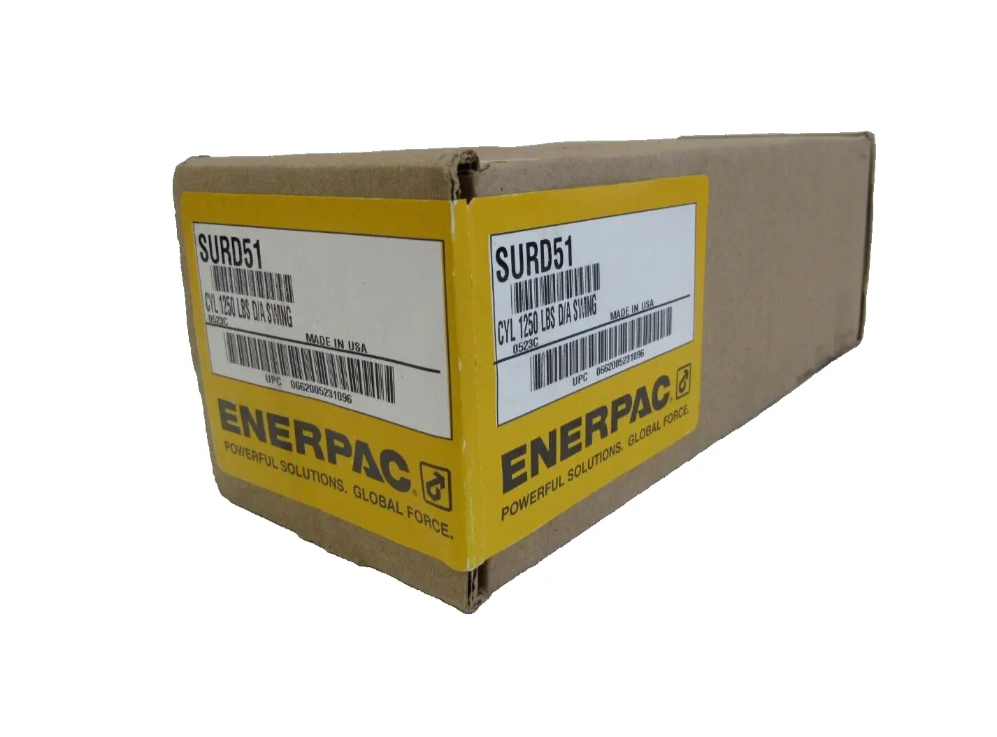 NEW SEALED ENERPAC SURD51 CYLINDER 1250 LBS D/A SWING