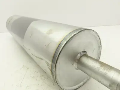 Belt Conveyor Steel Drive/Tail Pulley 5.4" Dia 23-7/8"W Welded Shaft