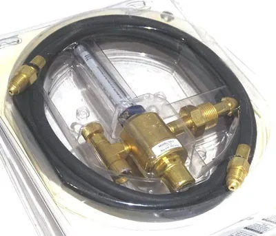 NEW RADNOR 355-AR-58010 SHIELDING GAS KIT FLOWMETER W/ 10" HOSE 355AR58010