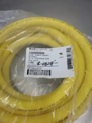 BradConnectivity 1300000090 Quick-Change Cordset, 4P Female, 12' 5C-19