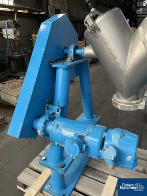 USED Patterson-Kelley 1 Cu Ft P-K CrossFlow Twin Shell Blender, S/S