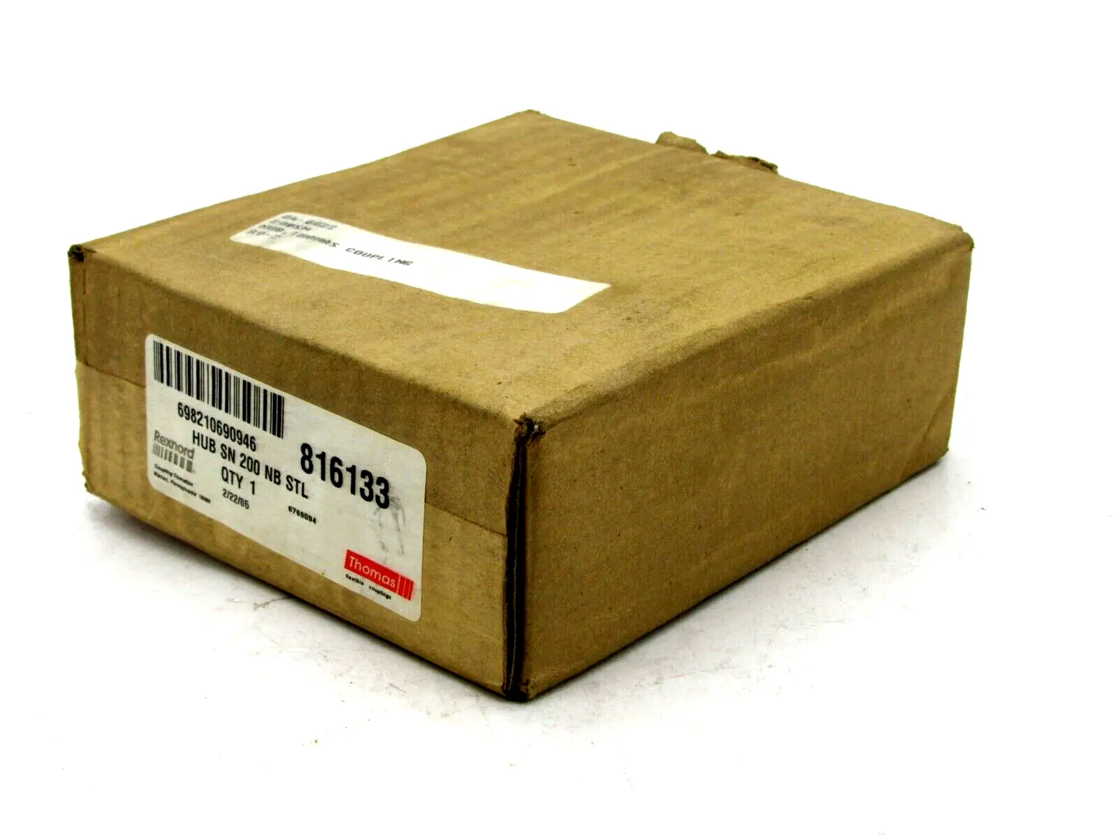 NEW REXNORD THOMAS 816133 HUB SN 200 NB STL