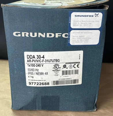 NEW Grundfos DDA 30-4 AR-PV/V/C-F-31U7U7BG