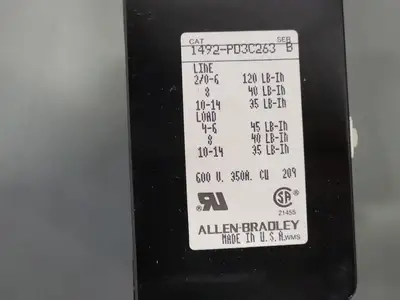 USED ALLEN-BRADLEY 1492-PD3C263