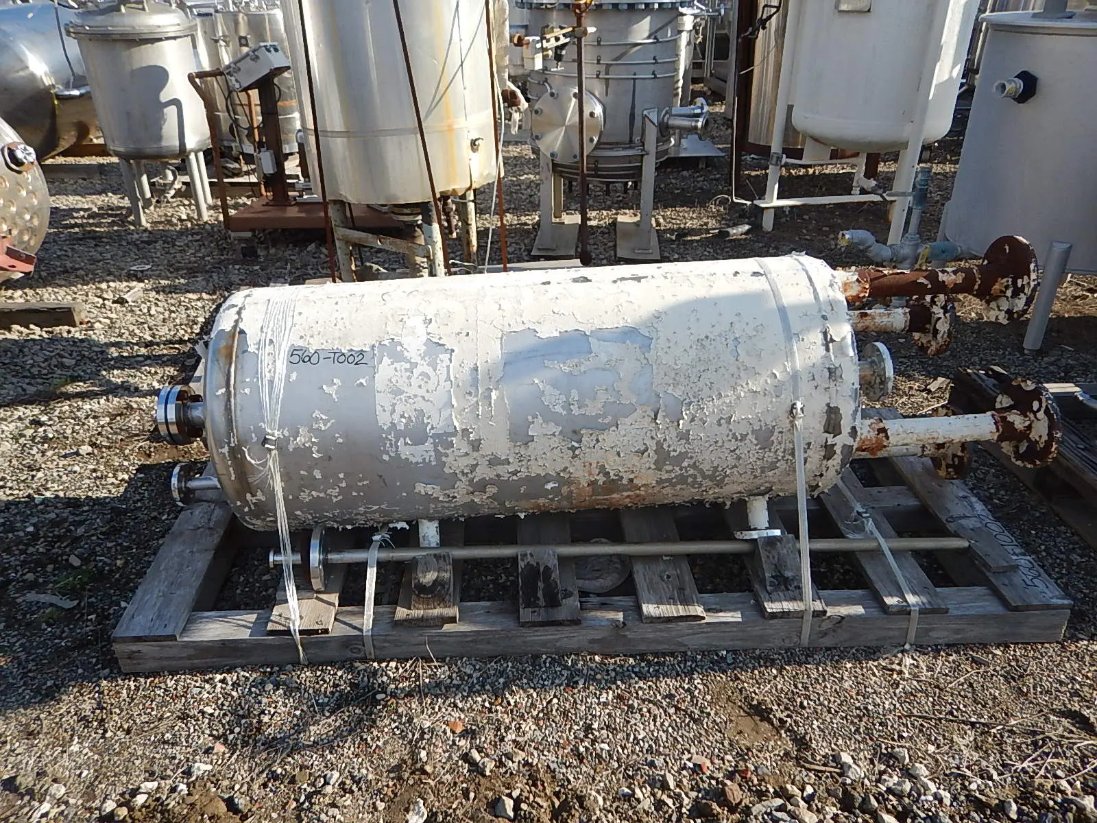 75 Gallon Stainless Steel Vertical Tank, 1'10" Dia. X 4'2" Straight Side