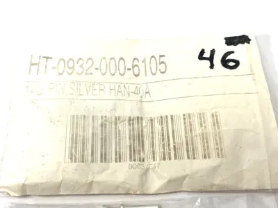 New | in-Stock HARTING Crimp Contact Han C-male contact-c 2.5mm² LOT OF 46 Contact Blocks Michigan US | Maverick Industrial Sales #1392886