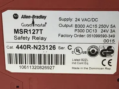 USED ALLEN BRADLEY 440R-N23126 SER C