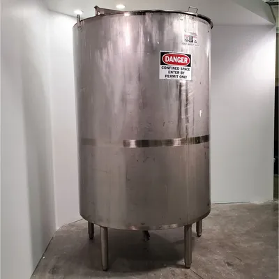 Used 800 Gallon Walker Equipment Sanitary Stainless Steel Insulated Liquid Tank