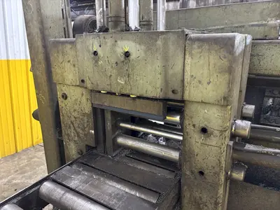 12" X 12" HYD-MECH MODEL #H-12A AUTOMATIC FEED HORIZONTAL SAW PLC-100 CONTROLS & NESTING: STOCK #23723