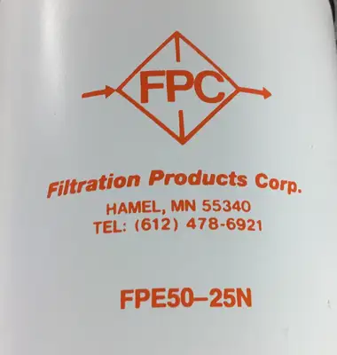 FPC FPE50-25N Hydraulic Filter 6D-22