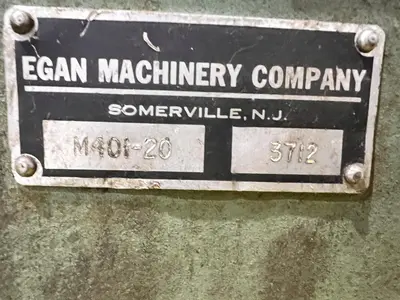 4,000 LBS X 20" EGAN MODEL #M-401-20 PULL OFF UNCOILER COIL REEL: STOCK #21120