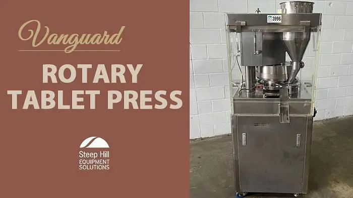 Used 2005 VANGUARD PHARMACEUTICAL MACHINERY VRP1124 Tablet Presses | Steep Hill Equipment Solutions #773816