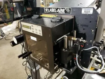 Label-Tronix, labeling system with Lable-Aire 2138 & Reliant 2700 feeder