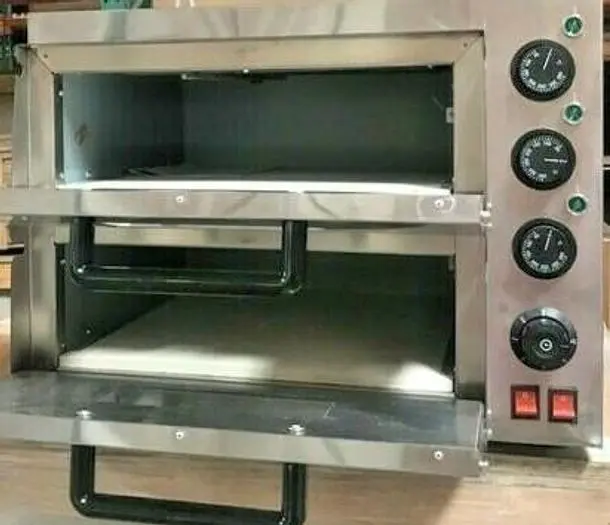 New electric double stone pizza - bakery oven - 110 volt