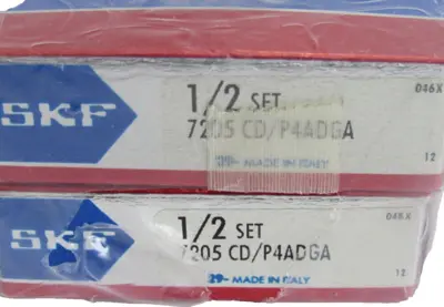 NEW SKF 7205 CD/P4ADGA BEARING 7205CDP4ADGA SEALED SET